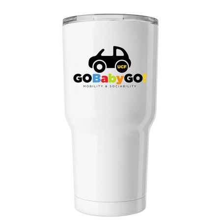 UCF Go Baby Go!&nbsp;, a White Insulated Tumbler