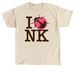 Noah Kahan The Great Divide I Love NK T Shirt, a Sand Classic Unisex Tee