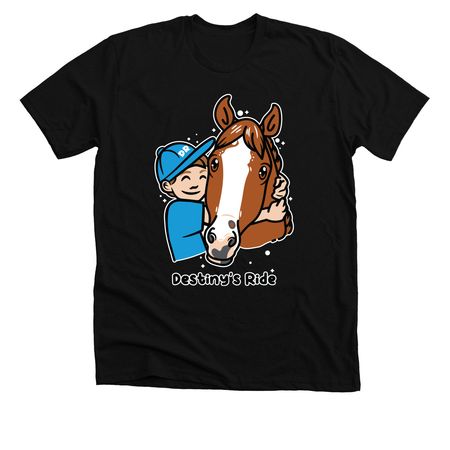 Step by Step (boy), a Solid Black Blend Premium Unisex Tee