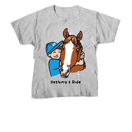 Step by Step (boy), a Sport Grey Youth Unisex Tee