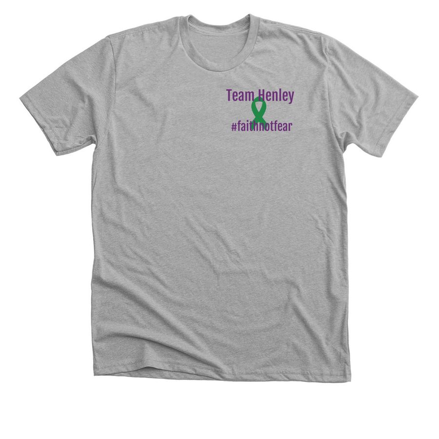 Team Henley, a Athletic Heather Premium Unisex Tee