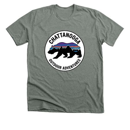 Chattanooga Outdoor Adventures Merch&nbsp;, a Deep Heather Premium Unisex Tee