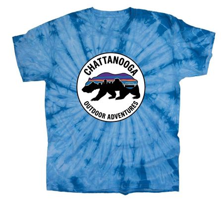 Chattanooga Outdoor Adventures Merch&nbsp;, a Baby Blue Classic Tie Dye Tee
