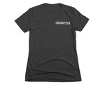 Derema SHOWDOG Shirt 2026, a Charcoal Women's Slim Fit Tee (back-view)