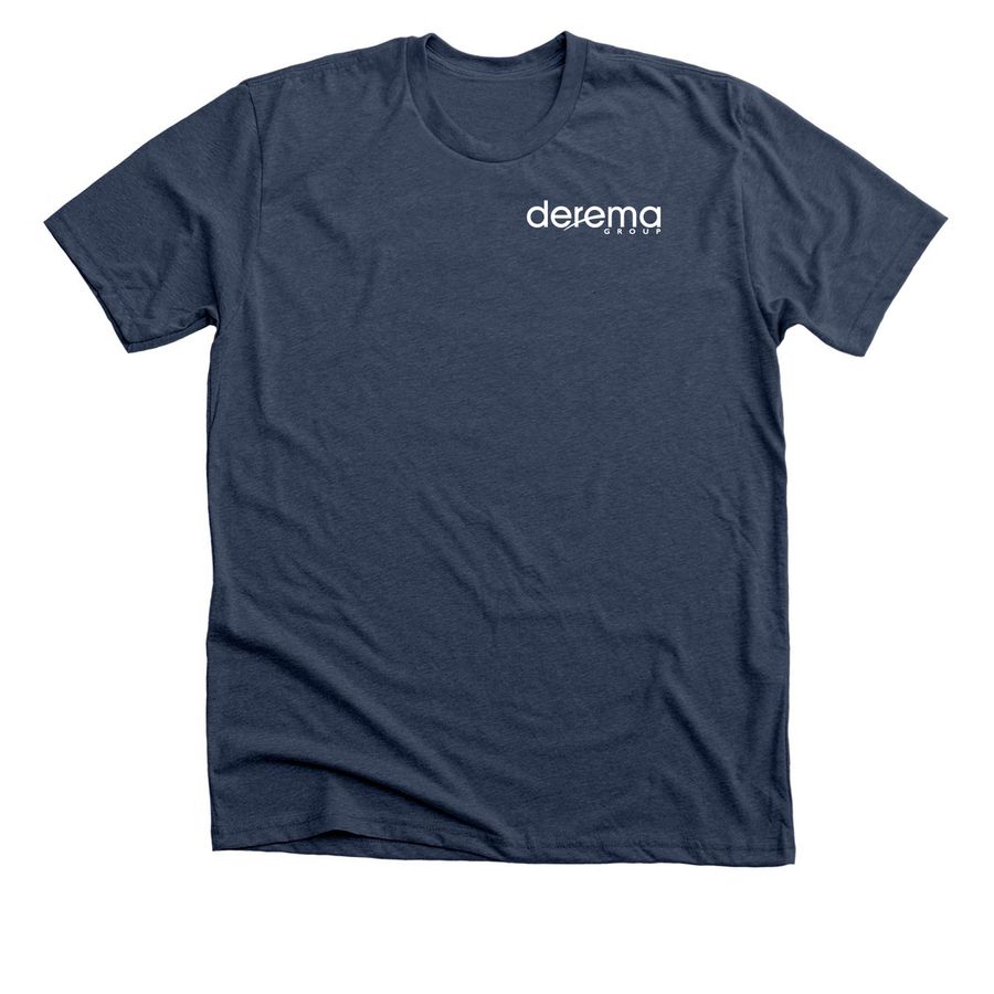 Derema SHOWDOG Shirt 2026, a Heather Navy Premium Unisex Tee