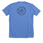 I?m a Potato, a Heather Columbia Blue Premium Unisex Tee (back-view)