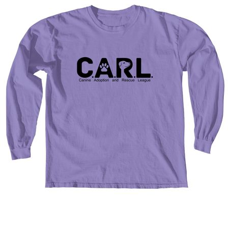 C.A.R.L. Summer Collection, a Violet Comfort Colors Long Sleeve Tee