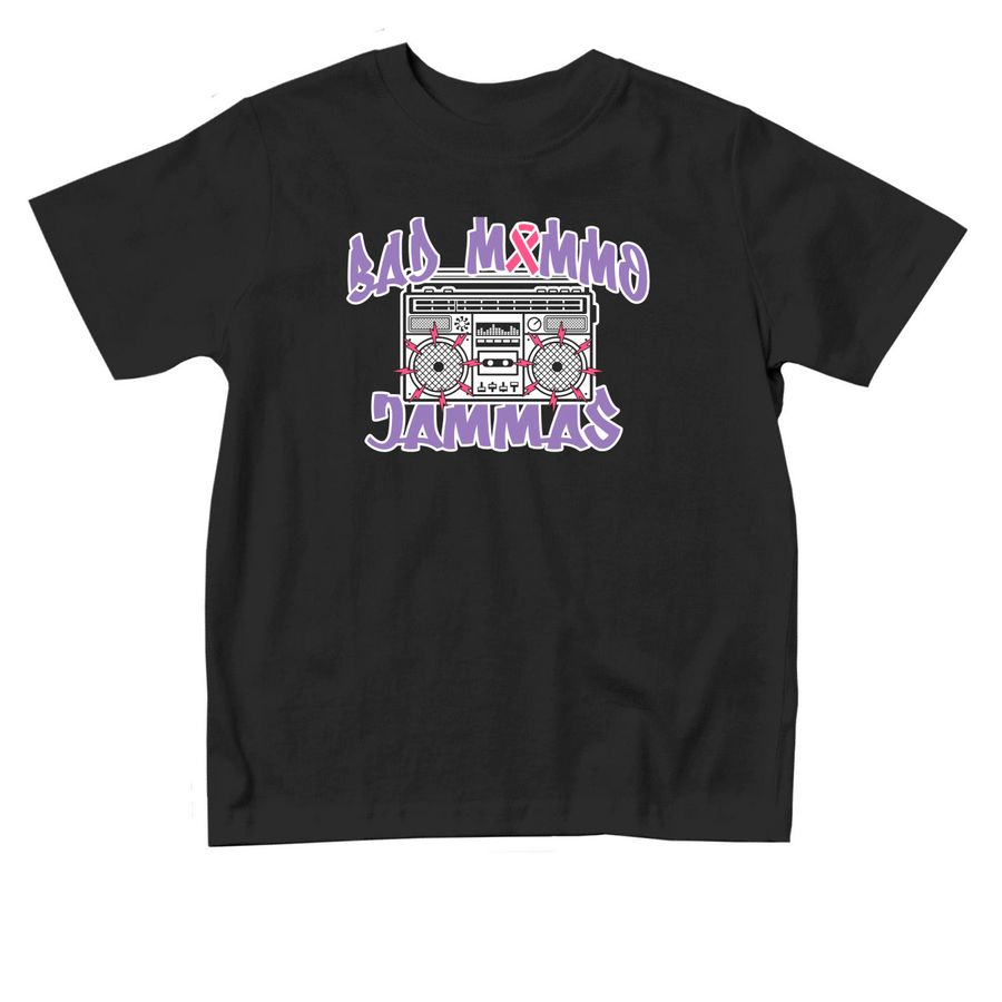 Team Bad Mammo Jammas (Toddler), a Black Toddler Tee