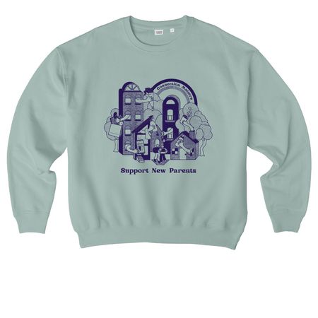 It Takes a Village, a Aloe Stanley/Stella Ledger Dry Crewneck Sweatshirt