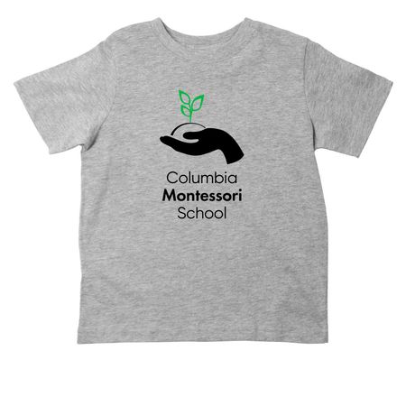 Columbia Montessori School - Toddlers, a Heather Toddler Tee