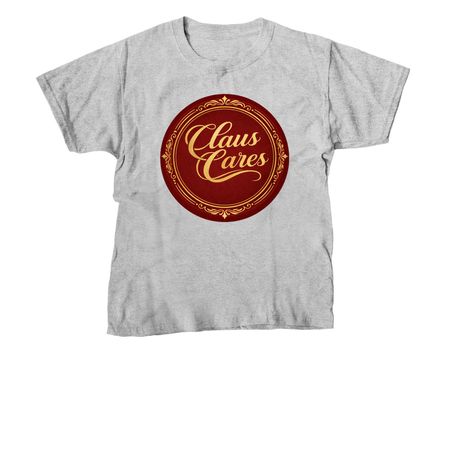 Claus Cares&nbsp;, a Sport Grey Youth Unisex Tee