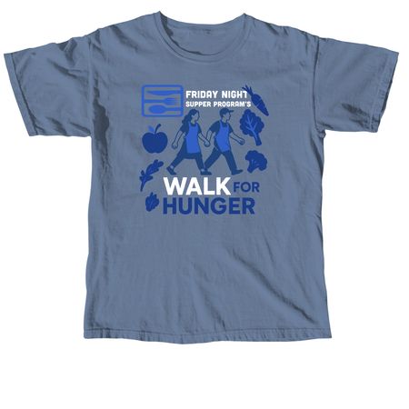 Support FNSP: Join Us in the Walk for Hunger, a Blue Jean Comfort Colors Unisex Tee
