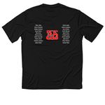 2026 Regionals Fundraiser Tee, a Black Classic Performance Tee (back-view)