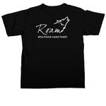 Riggs, a Black Comfort Colors Unisex Tee (back-view)