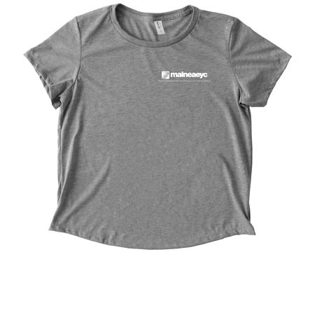 Play is Serious Learning, a Aluminum Grey Allmade Eco Triblend Women?s Scoop Neck Tee