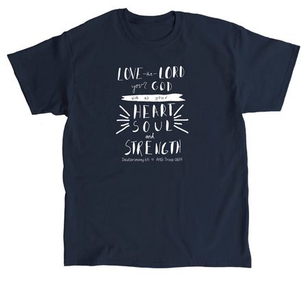 Volunteer Shirts and Sweatshirts, a Navy Classic Unisex Tee
