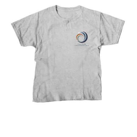 Cross Winds Color Logo T-shirts, a Sport Grey Youth Unisex Tee