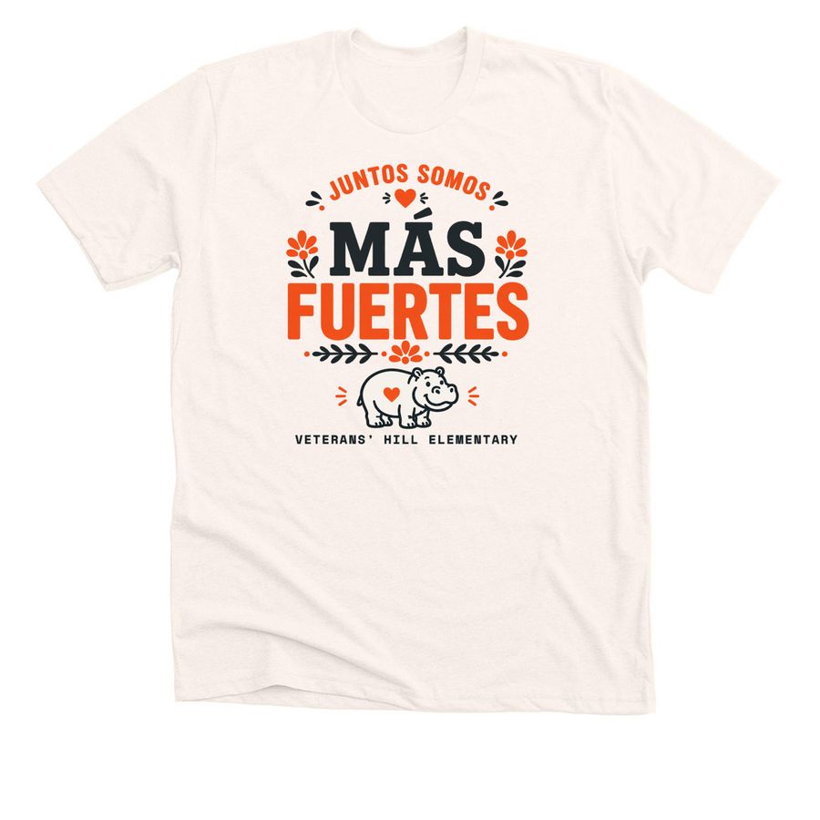 Juntos Somos Mas Fuertes&nbsp;, a Heather Natural Premium Unisex Tee