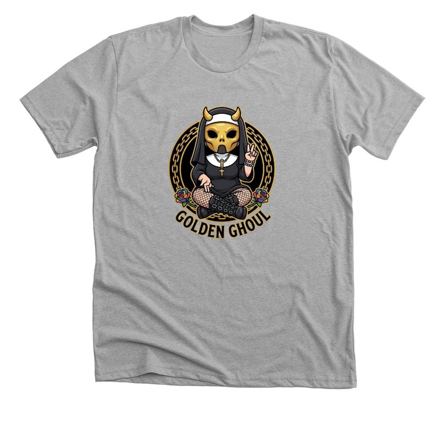Golden Ghoul Shirts, a Athletic Heather Premium Unisex Tee
