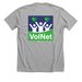 NNL VolNet Shirt Fundraiser - PA, a Athletic Heather Premium Unisex Tee (back-view)