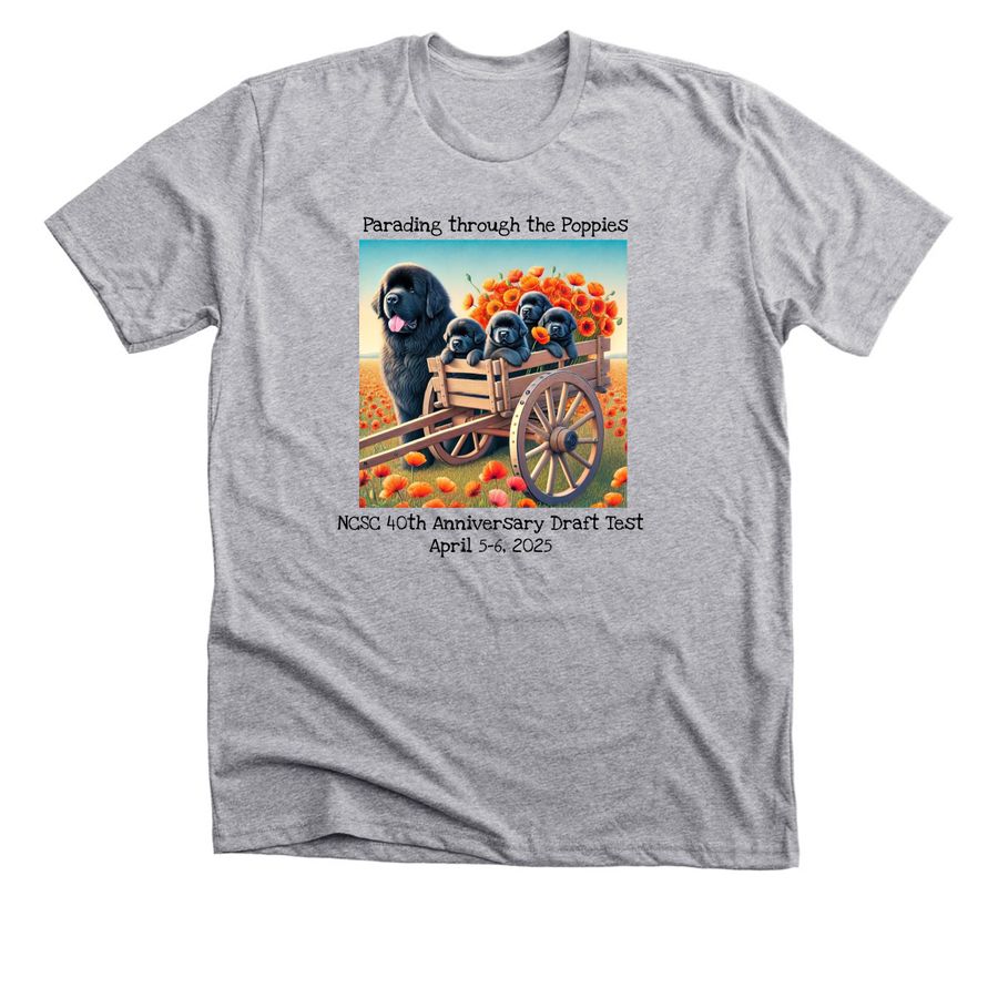 NCSC 40th Anniversary Draft Test&nbsp;, a Athletic Heather Premium Unisex Tee