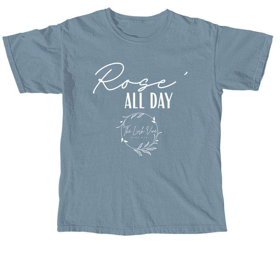 Rose? All Day, a Ice Blue Comfort Colors Unisex Tee