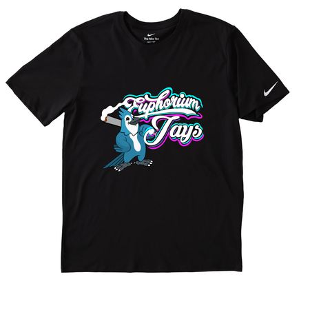 Euphorium Jays 2026&nbsp;, a Black Nike Dri-FIT Jersey Blend Performance Tee