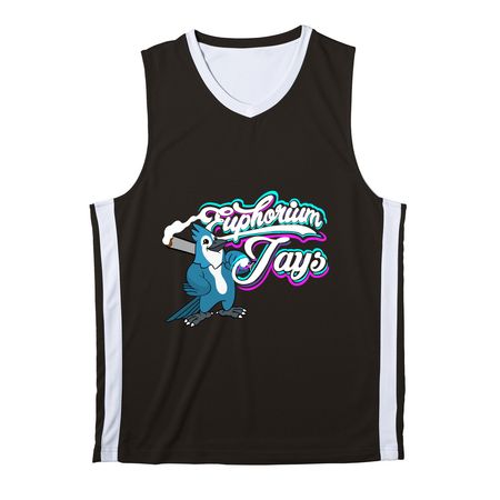 Euphorium Jays 2026&nbsp;, a Black/ White Reversible Basketball Jersey