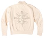 Thoughtful Threads, a Ivory Comfort Colors Women's Zip Up Jacket (back-view)