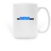 THE GUITAR MAKER large coffee mug, a White Large Coffee Mug