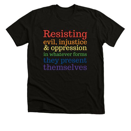 2026 Pride "Snowflake", a Black Heather Premium Unisex Tee