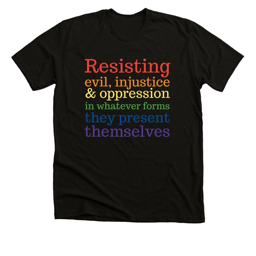 2026 Pride "Snowflake", a Black Heather Premium Unisex Tee