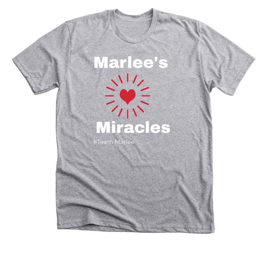Marlee's 6th open heart surgery., a Athletic Heather Premium Unisex Tee