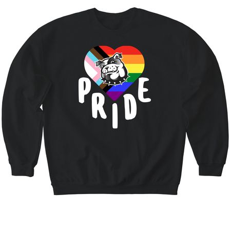 Brooklyn Middle STEAM School KIND Club, a Black Softstyle Crewneck Sweatshirt