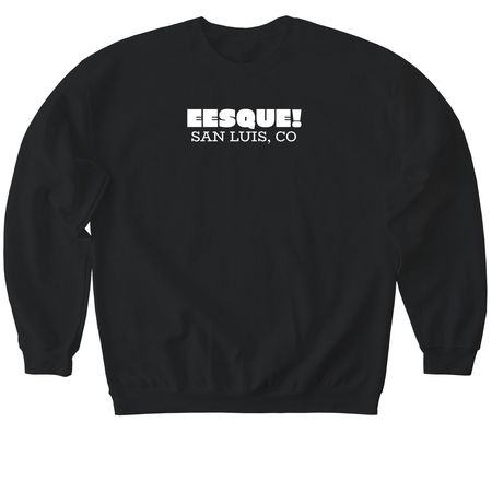 EESQUE SWAG (DARK), a Black Softstyle Crewneck Sweatshirt