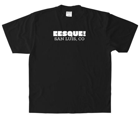 EESQUE SWAG (DARK), a Black Heavyweight Garment Dye Tee