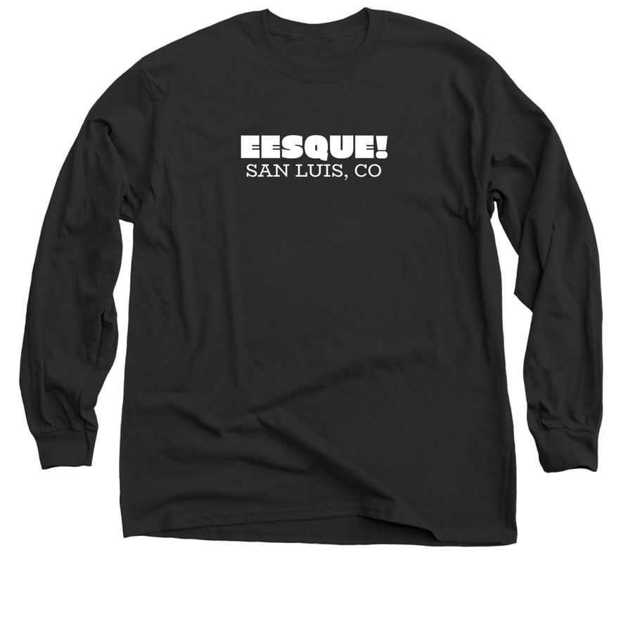 EESQUE SWAG (DARK), a Black Classic Long Sleeve Tee