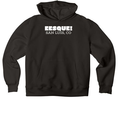 EESQUE SWAG (DARK), a Black Premium Heavyweight Pullover Hoodie