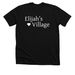 Elijah's Village, a Solid Black Blend Premium Unisex Tee