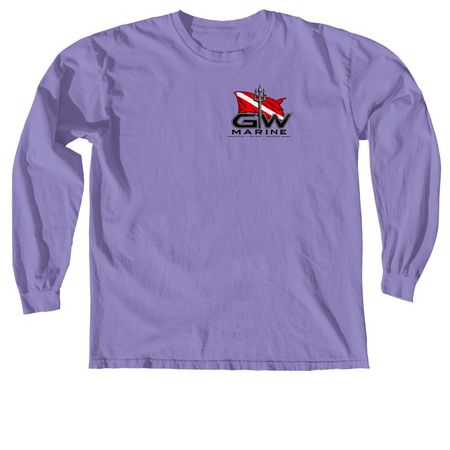 Locals only Lake J, a Violet Comfort Colors Long Sleeve Tee
