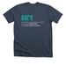 GNB1 - Rare, a Heather Midnight Navy Premium Unisex Tee