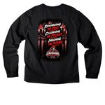 Crusader Homecoming Weekend, a Black Unisex Heavyweight Long Sleeve Tee (back-view)
