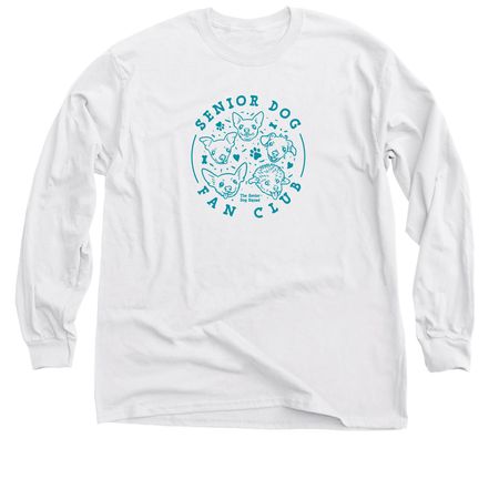 SDS - Senior Dog Fan Club, a White Classic Long Sleeve Tee