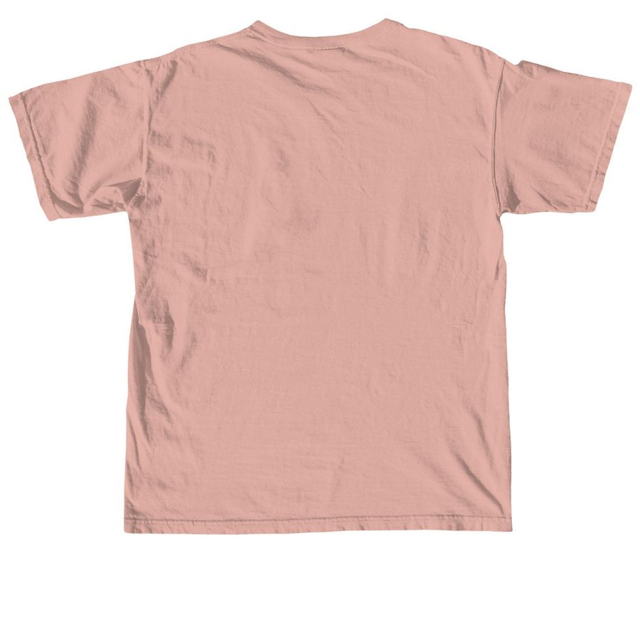 Support Local Farmers | Santa Rosa, a Peachy Comfort Colors Unisex Tee (back-view)
