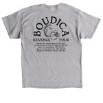 Queen Boudica Revenge Tour, a Sport Grey Classic Unisex Tee (back-view)