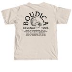 Queen Boudica Revenge Tour, a Ivory Comfort Colors Unisex Tee (back-view)