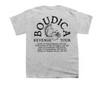 Queen Boudica Revenge Tour, a Sport Grey Youth Unisex Tee (back-view)