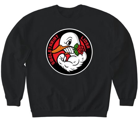 Swoletariat&nbsp;, a Black Softstyle Crewneck Sweatshirt