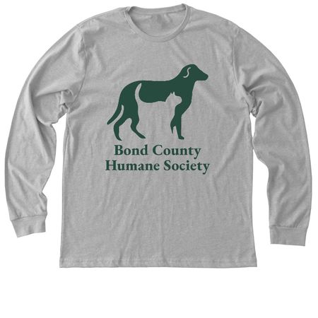 Long Sleeve Logo, a Athletic Heather Premium Long Sleeve Tee