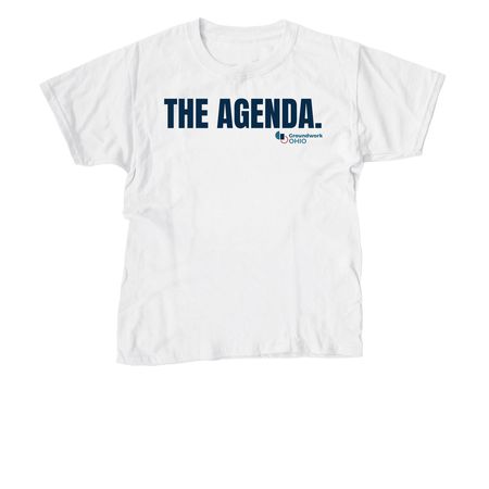 The Agenda Youth T-shirt, a White Youth Unisex Tee